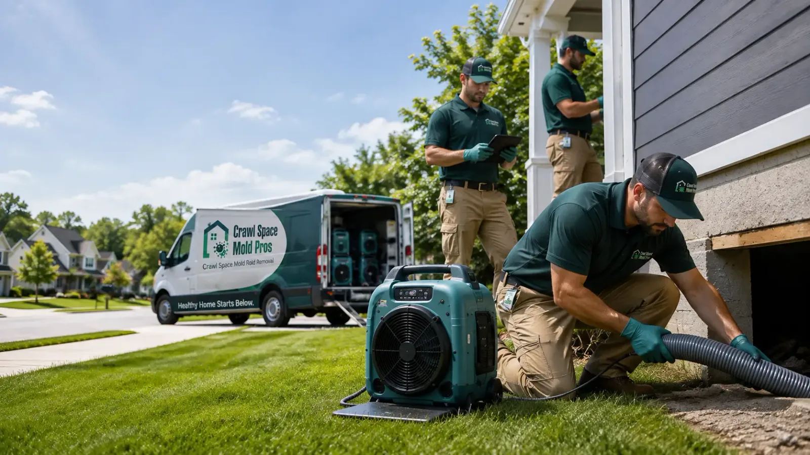 Crawl Space Mold Removal in Roanoke Rapids, NC